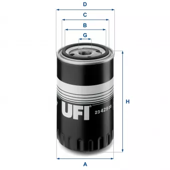 UFI 23.429.00 - Filtre à huile