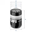 UFI 23.436.00 - Filtre à huile