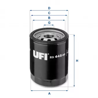 Filtre à huile UFI OEM 15028