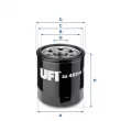 UFI 23.452.00 - Filtre à huile