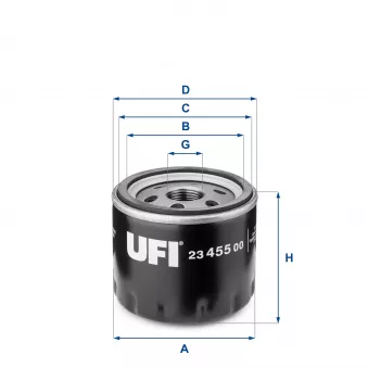 Filtre à huile UFI OEM v24-0022