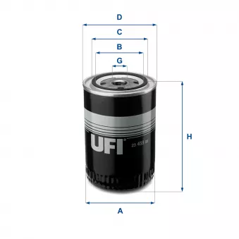 Filtre à huile UFI OEM 108206