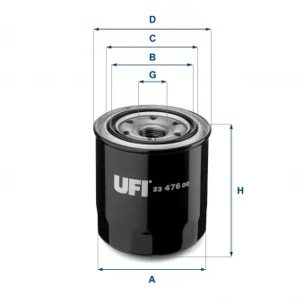 Filtre à huile UFI OEM A70-0502
