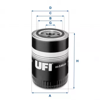 UFI 23.546.00 - Filtre à huile