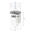Filtre à huile UFI [23.664.00]