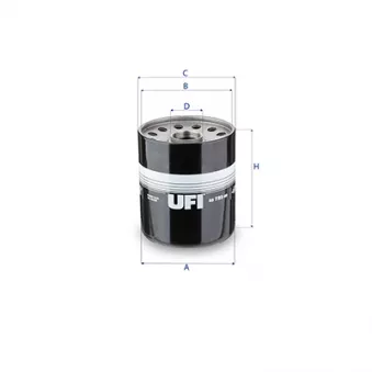 UFI 23.723.00 - Filtre à huile