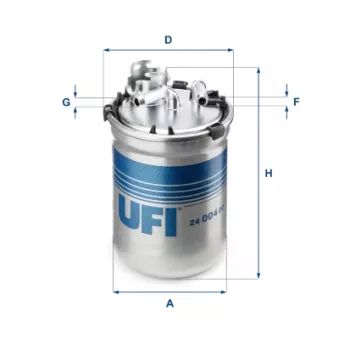 Filtre à carburant UFI OEM 10-0481