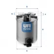 UFI 24.025.01 - Filtre à carburant