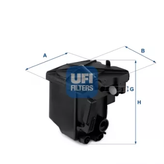 Filtre à carburant UFI OEM bsg 30-130-007