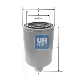 Filtre à carburant UFI 24.039.00