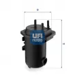 UFI 24.051.00 - Filtre à carburant