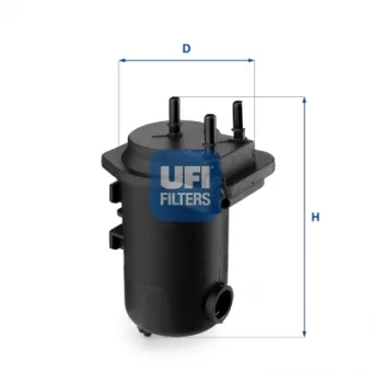 UFI 24.051.00 - Filtre à carburant