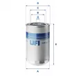 UFI 24.063.00 - Filtre à carburant