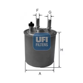 Filtre à carburant UFI OEM 5010