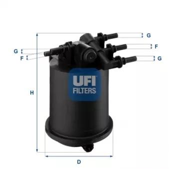 Filtre à carburant UFI OEM 4321