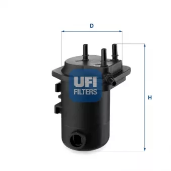 Filtre à carburant UFI OEM 180061210