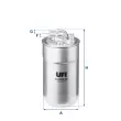 UFI 24.099.00 - Filtre à carburant