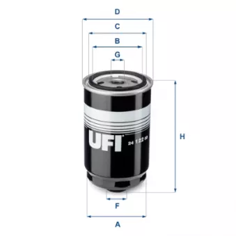 Filtre à carburant UFI OEM KF1478