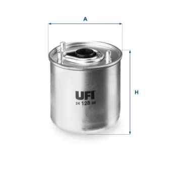 Filtre à carburant UFI 24.128.00 pour FORD C-MAX 1.6 TDCi - 115cv