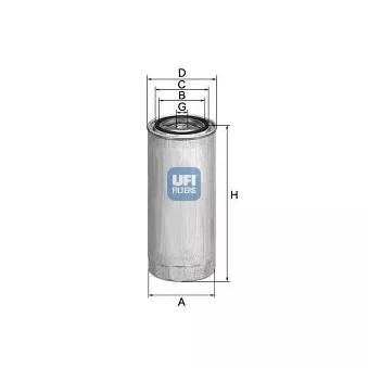 Filtre à carburant UFI 24.139.00