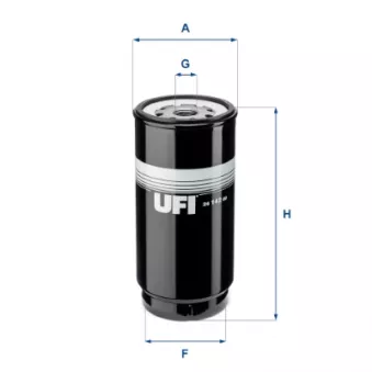 Filtre à carburant UFI OEM 51125017283