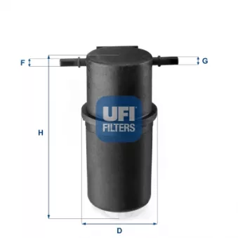 Filtre à carburant UFI 24.144.00