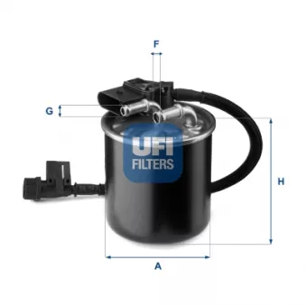 Filtre à carburant UFI OEM 6510901552