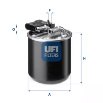 Filtre à carburant UFI OEM 409 330