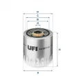UFI 24.321.00 - Filtre à carburant
