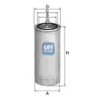 UFI 24.324.00 - Filtre à carburant