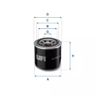 Filtre à carburant UFI OEM 12947055703