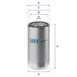 UFI 24.329.00 - Filtre à carburant