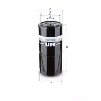 Filtre à carburant UFI OEM 5000808718