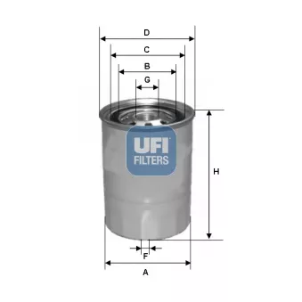 UFI 24.339.00 - Filtre à carburant