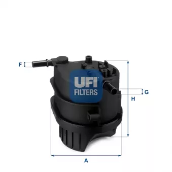 Filtre à carburant UFI OEM BSG 30-130-006