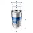 UFI 24.351.01 - Filtre à carburant