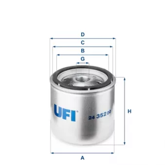 Filtre à carburant UFI OEM 28302175045