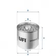 UFI 24.360.00 - Filtre à carburant