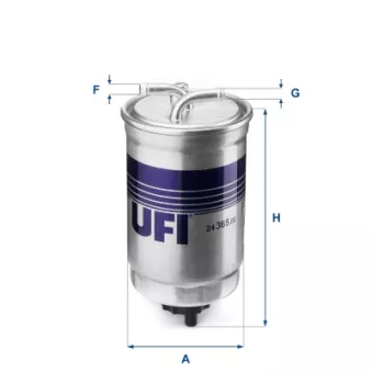 Filtre à carburant UFI OEM 191127401P