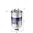 UFI 24.365.01 - Filtre à carburant