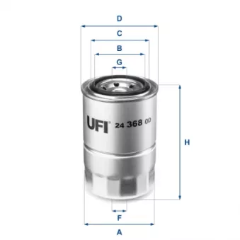 UFI 24.368.00 - Filtre à carburant