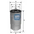 UFI 24.381.00 - Filtre à carburant