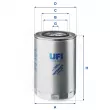 Filtre à carburant UFI [24.395.01]
