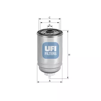 Filtre à carburant UFI OEM 501184