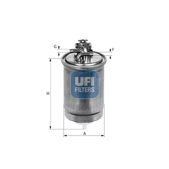 UFI 24.403.00 - Filtre à carburant