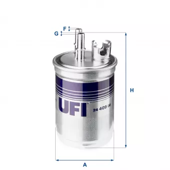 Filtre à carburant UFI OEM 4722
