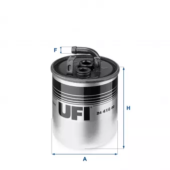 Filtre à carburant UFI OEM 6680900152