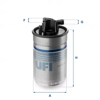 Filtre à carburant UFI OEM 4245
