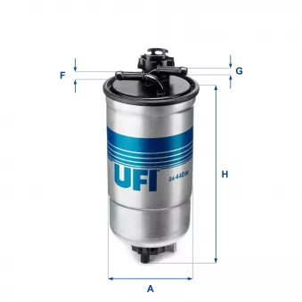 Filtre à carburant UFI OEM KL 147/1D