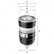 UFI 24.443.00 - Filtre à carburant